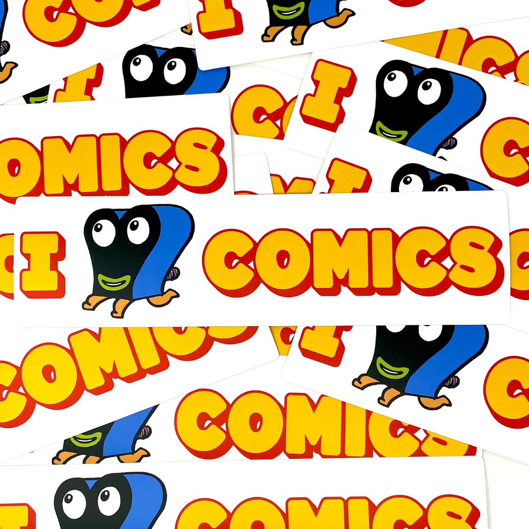 I Pupshaw Comics Bumper Sticker by Jim Woodring – Fantagraphics