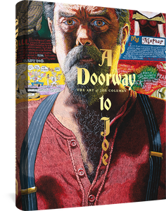 A Doorway to Joe cover image, featuring the artist in a highly detailed portrait against a background of his artwork.