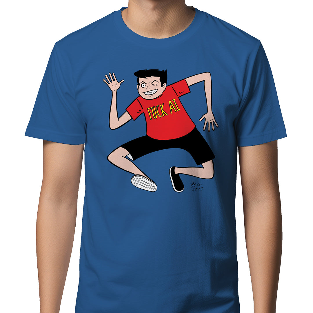 fuck Gilbert Hernandez 'Fuck AI!' T-Shirt – Fantagraphics