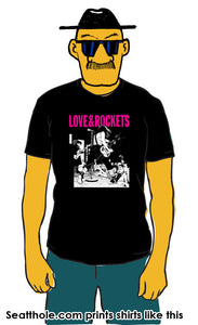 Jaime Hernandez Love and Rockets #24 T-Shirt, Hot Pink – Fantagraphics