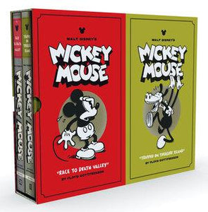 Walt Disney's Mickey Mouse Gift Box Set: "Race To Death Valley" and "Trapped On Treasure Island" cover image