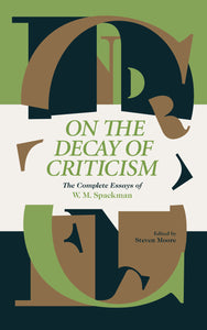 On The Decay Of Criticism cover image